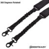 BOOSTEADY 2 Point Traditional Gun Sling Shoulder Strap Trigger Snap with QD Swivel Mount Adjustable - Image 5