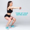 Resistance Bands - Premium Latex Band Set + Travel Bag Exercise Home Workout Manual Resistance Loops Flexibility Equipment Stretching Elastic Leg Yoga Squat Stretch Exercise Gym Mini Bands Working Out - Image 6