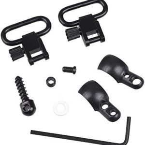 Aifordge Lever Action Quick Detachable Rifle Sling Mount Kit Split Band with 1" QD 115 Sling Swivels for Winchester Marlin Mossberg