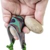 EASYANT Handmade Shepherd Sling Camouflage Leather Pouch Old-Fashioned Slingshot Rock Sling - Image 4