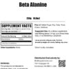 BULKSUPPLEMENTS.COM Beta Alanine Powder - Beta Alanine 600mg - Beta Alanine Supplement - Beta Alanine Pre Workout - Beta Alanine BCAA - 600mg per Serving (250 Grams - 8.8 oz) - Image 2