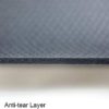 RevTime Extra Large Exercise Mat 8 x 5 feet (96" x 60" x 1/4") 6 mm Thick & High Density Mat for Home Cardio and Yoga Workouts, Durable Gym Mat, Black - Image 6