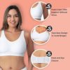 Shapermint Compression Wirefree High Support Bra for Women Small to Plus Size Everyday Wear, Exercise and Offers Back Support - Image 4
