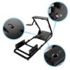 Minneer Racing Steering Wheel Stand Simulator Cockpit Height Adjustable Gaming Wheel Stand Compatible for T500, FANTEC, T3PA/TGT, G25, G37, G29/T300RS Wheel & Pedals Not Included（with Seat Frame） - Image 8
