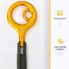 Rescue Figure, Xinda 9-Character Ring Descender New Upgrade Speed Slow Descender Mountain Climbing Equipment for Climbing Belaying and Rappeling Device - Image 2