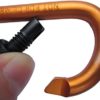 Carabiner Clip 5 Aluminum D-Ring Carabiners Screw Locking Keychain Strong Light - Image 6