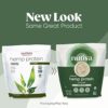 Nutiva USDA Organic Cold-Pressed Raw Hemp Seed Plant Protein with Hi-Fiber and Essential Amino Acids Powder, Non-GMO, Whole 30 Approved, Vegan, Gluten-Free & Keto, 3 Pound - Image 2