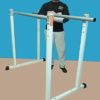 Titan Gymnastics Parallel Bar, (2) Adjustable Heights & (3) Adjustable Widths, with 2” Dia Parallel Bars – Made in The USA. - Image 6