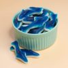 Blue Sharks Gummy Candy, Classic - Made with Real Fruit Juice, 2 Pound Bag - Image 4
