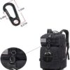elane 30 PCS Mini Carabiner Clip,Spring Snap Hook for Keychains Accessories Backpack Bottle Outdoor Camping Hiking or Other Light Weight Items.(Black+Silver) - Image 2