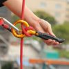 Rescue Figure, Xinda 9-Character Ring Descender New Upgrade Speed Slow Descender Mountain Climbing Equipment for Climbing Belaying and Rappeling Device - Image 4