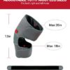 Comfytemp Heated Knee Brace Wrap for Knee Pain Relief, Portable Knee Massager for Arthritis, Joints, Leg, Cordless Battery Powered Knee Heating Pad with 3 Heat Settings, Auto-Off, Vibration Modes - Image 5