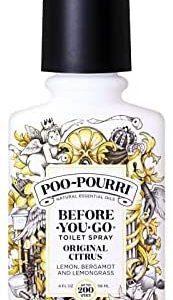 Poo-Pourri Before-You-Go Toilet Spray, Original Citrus, 2 Fl Oz - Lemon, Bergamot and Lemongrass
