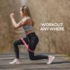 Resistance Bands - Premium Latex Band Set + Travel Bag Exercise Home Workout Manual Resistance Loops Flexibility Equipment Stretching Elastic Leg Yoga Squat Stretch Exercise Gym Mini Bands Working Out - Image 7