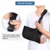 Arm Sling with Release Buckle Design, Breathable Medical Arm Support Shoulder Immobilizer for Broken Fractured Arm, Elbow and Shoulder, Adjustable Rotator Cuff Shoulder Sling for Left or Right Arm - Image 5