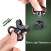 BOOSTEADY 2 Point Traditional Gun Sling Shoulder Strap Trigger Snap with QD Swivel Mount Adjustable - Image 4