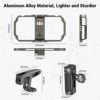 SmallRig Universal Phone Video Rig Kit for iPhone 14 13 12 Pro Max, Aluminum Handheld Phone Cage with Handles, Video Stabilizer Rig for Vlog Videography Live Streaming -3155 - Image 4