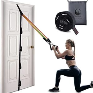 Slim Panda Upgrade Door Anchor Strap for Resistance Bands Exercises, Portable Multi Point Anchor Gym Attachment for Home Fitness, Door Resistance Bands Workout Equipment for Stretch, Strength Training