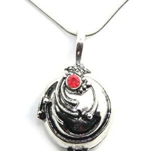 Elena's womens Vervain Pendant Anti-Vampire Silver Plated Necklace