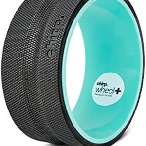 Chirp Wheel Foam Roller - Targeted Muscle Roller for Deep Tissue Massage, Back Stretcher with Foam Padding