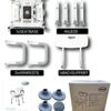 360 Degree Heavy Duty Swivel Shower Chair with Armrests and Back Support, Shower Chair for Inside Shower, Tub Transfer Bench, Shower Stool&Bath Chair(RightHand Handle) - Image 5