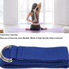 Yoga Tension Belt,70.87in Yoga Tension Strap Flexibility Stretching Exercise Resistance Bands for Fitness Pilates Blue - Image 2