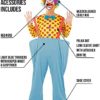 Fun Shack Clown Costume For Men Halloween Circus Carnival Funny Costumes For Adults Available in Sizes M L XL - Image 3
