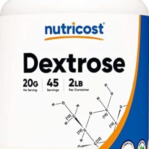 Nutricost Dextrose Powder 2 LBS - Non-GMO, Gluten Free