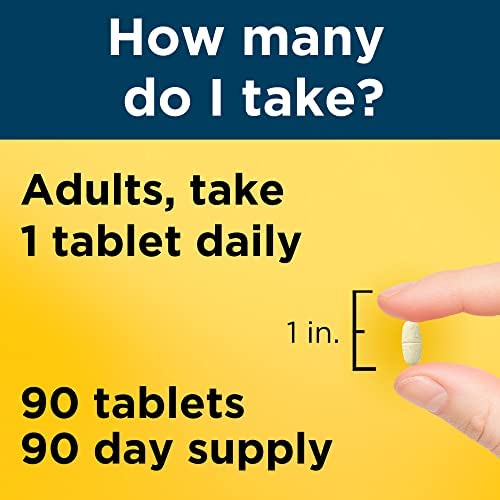 Nature Made Multivitamin For Him 50+, Mens Multivitamins for Daily Nutritional Support, Multivitamin for Men, 90 Tablets, 90 Day Supply - Image 4