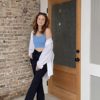 BALEAF Women's Flare Leggings V Crossover High Waist Casual Workout Bootcut Yoga Pants with Pockets - Image 2