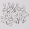 50pcs Small Carabiner Clips Mini Aluminum Carabiner Clip Keychain Bulk Hook Pack Carabeaner D Shape Hook Keychain for Home Hiking, Silver - Image 5