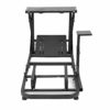 Marada Racing Cockpit Frame Compatible with G25 G27 G29 G920 T500 FANTEC T3PA/TGT Height Adjustable Racing Wheel Stand Wheels Pedals and Real Racing Seat Driving Simulator Cockpit Not Included - Image 6