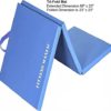 FITNESS MANIAC Heavy Duty Folding Mat Thick Foam Fitness Exercise Gymnastics Panel Gym Tri and Four Fold Mat Non Slip Mats with Carrying Handles Yoga Aerobics Workout Training - Image 2