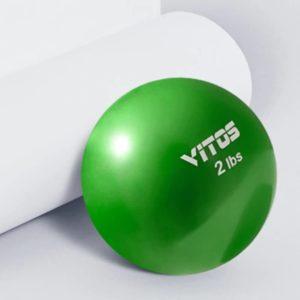 Vitos Fitness Toning Soft Weighted Mini Ball | Medicine Ball for Core Training Yoga Exercise