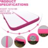 Air Tumbling Mat Tumble Track,10/13/16ft inflatable Air Gymnastics Mat Training Mats With Electric Pump for Cheerleading/Yoga/Beach/Home Use/Water - Image 6