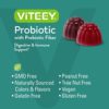 Probiotics Plus Prebiotics Fiber Gummies, Extra Strength 2 Billion CFUs for Immune Support and Digestive Support, Dualbiotic Vegan and Pectin Chewable Gummy, for Men Woman Teens & Kids, Berry Flavor - Image 5