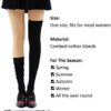 MEIKAN Women's Over Knee High Socks, Fashion Cotton Cosplay Thigh High Socks 3 Pack - Image 4