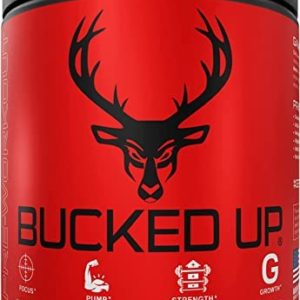 Bucked Up Pre Workout 6 Grams Citrulline, 2 Grams Beta Alanine, and 3 Other Registered trademarked Ingredients (Watermelon)