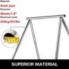 VEVOR Aerial Yoga Frame, 9.6 FT Height Yoga Swing Stand, Max 250kg/551lbs Steel Pipe Inversion Yoga Swing Stand Yoga Rig Yoga Sling Inversion Equipment for Indoor Outdoor Aerial Yoga - Image 3