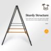 ONCLOUD Upgraded Hammock Chair Stand Metal Swing Stand Frame, Heavy Duty Steel Hammock Stand Only for Porch, Backyard, Indoor or Outdoor, Antique Bronze Finish - Image 2