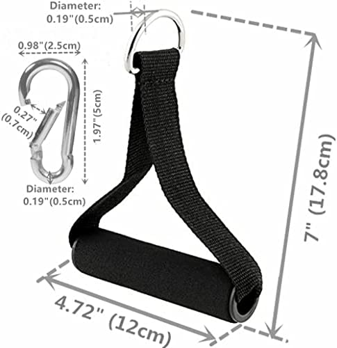 KKTOCHVC Premium Exercise Pull Handles, Resistance Bands Handle, Fitness Handle, Workout Handles Dense Foam Wrap Handle Replacement Fitness Equipment for Pilates, Yoga, Strength Training - Image 2