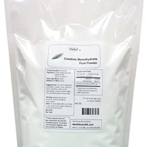 NuSci Pure Creatine Monohydrate Crystalline 80 mesh Powder 227 Grams (8.0 oz)