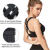 Yvette Women High Impact Sports Bras Criss Cross Back Sexy Running Bra for Plus Size - Image 3