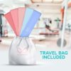 Resistance Bands - Premium Latex Band Set + Travel Bag Exercise Home Workout Manual Resistance Loops Flexibility Equipment Stretching Elastic Leg Yoga Squat Stretch Exercise Gym Mini Bands Working Out - Image 2