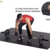 GXMMAT Large Exercise Mat 6'x6'x7mm, Workout Mats for Home Gym Flooring, Extra Wide and Thick Durable Cardio Mat, High Density Non Slip Fitness Mat for Plyo, MMA, Jump Rope, Stretch, Shoe Friendly - Image 5