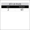 XMark TEXAS STAR Olympic Weights, Pairs and Sets, Barbell Olympic Weight Plates, Rubber Coated Olympic Weight Plate Barbell Set, One Year Warranty, Strength Training Equipment for Your Home Gym - Image 2