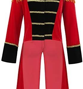 Loodgao Kids Boys Girls Circus Ringmaster Costume Halloween Cosplay Party Fancy Dresss Up Princess Tutu Dress