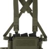 KRYDEX Tactical Chest Rig with Triple 5.56 / 7.62 Mag Pouch Insert 9mm Mag Pouches and X Harness - Image 2