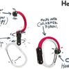GEAR AID HEROCLIP Carabiner Clip and Hook (Mini) for Travel, Luggage, and Small Bags, Hot Rod Red - Image 2