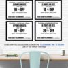 Positive Inspirational Quotes Wall Decor - Uplifting Encouragement Gifts for Women, Girls, Teens, Daughter, BFF, Best Friend - Pink Motivational Wall Art Poster for Home Office, Bedroom, Bathroom - Image 6